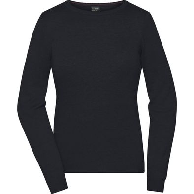 Ladies' Round-Neck Pullover - Klassischer Baumwoll-Pullover
