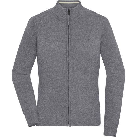 Ladies' Zip-Cardigan - Klassische Strickjacke mit Reißverschluss (Bild 1)