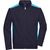 Men's Workwear Sweat Jacket - COLOR - - Sweatjacke mit Stehkragen und Kontrasteinsätzen