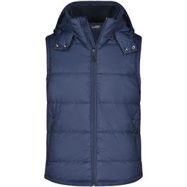 Men's Padded Vest - Modische Steppweste mit abnehmbarer Kapuze