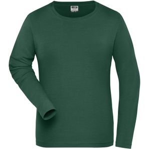 Ladies' BIO Stretch-Longsleeve Work - SOLID - - Langarm Shirt aus weichem Elastic-Single-Jersey