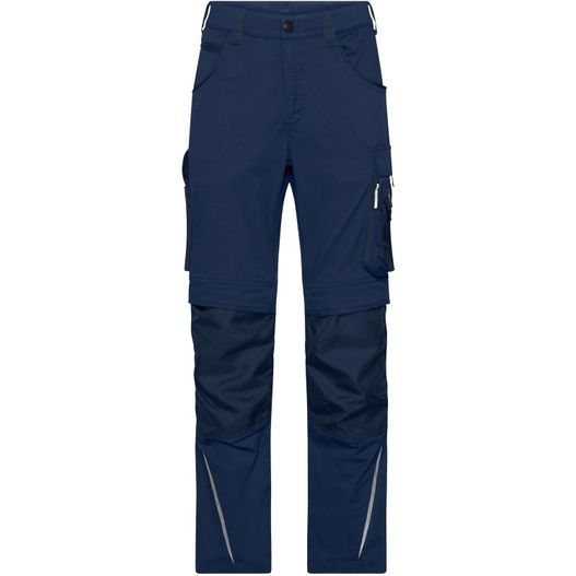 ein paar blaue hosen mit reißverschlusstaschen Workwear Pants Slim Line  - STRONG - - Spezialisierte Arbeitshose in schmalerer Schnittführung mit funktionellen Details (Bild 1)