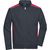 Men's Workwear Sweat Jacket - COLOR - - Sweatjacke mit Stehkragen und Kontrasteinsätzen (Bild 1)