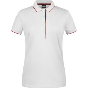 Ladies' Polo Stripe - Klassisches Polo mit Kontraststreifen