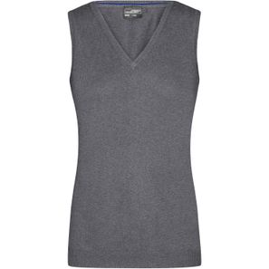 Ladies' V-Neck Pullunder - Klassischer Baumwoll-Pullunder