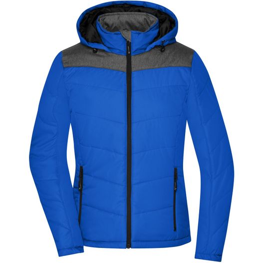 eine blaue jacke mit kapuze und kapuze Ladies' Winter Jacket - Sportliche Winterjacke mit Kapuze (Bild 1)
