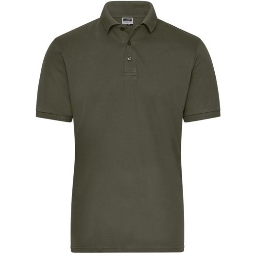 Men's BIO Stretch-Polo Work - SOLID - - Polo aus weichem Elastic-Piqué (Bild 1)