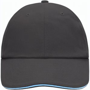 6 Panel Raver Sandwich Cap - Klassisches Allround-Cap mit kontrastfarbigem Sandwich