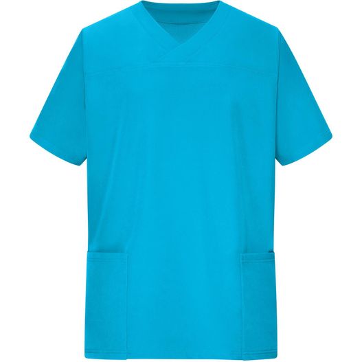 Men's Stretch-Kasack - Elastischer Kasack mit V-Ausschnitt (Bild 1)