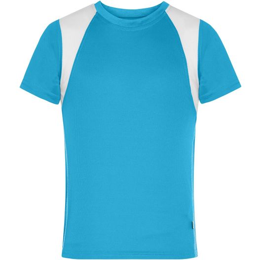 blaues und weißes hemd mit weißem oberteil Running-T Junior - Atmungsaktives Laufshirt (Bild 1)