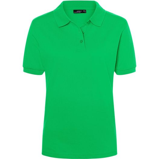 ein grünes poloshirt mit kragen Classic Polo Ladies - Hochwertiges Polohemd mit Armbündchen (Bild 1)