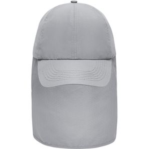 6 Panel Cap with Neck Guard - 6 Panel Cap mit extra langem Nackenschutz