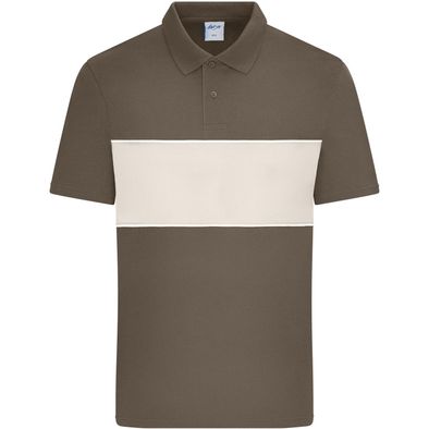 Polo colour-block UNISEX - Unisex Poloshirt mit Kontrasteinsatz