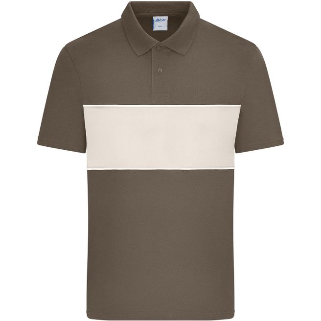 Polo colour-block UNISEX - Unisex Poloshirt mit Kontrasteinsatz