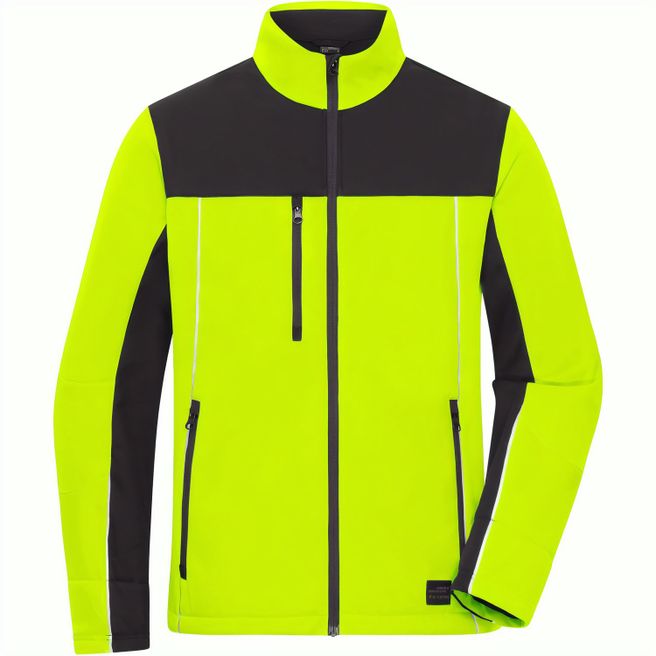Produktabbildung Signal-Workwear Softshell-Jacket - Softshelljacke in Signalfarbe Signal-Workwear Softshell-Jacket - Softshelljacke in Signalfarbe