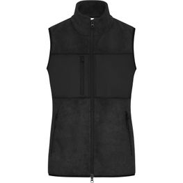 Ladies' Fleece Vest - Fleeceweste im Materialmix