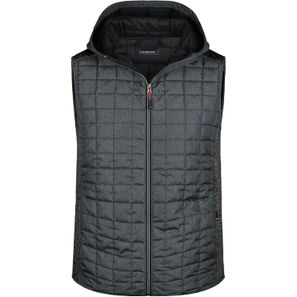 Men's Knitted Hybrid Vest - Weste im stylischen Materialmix