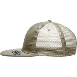 6 Panel Flat Peak Cap - 6 Panel Mesh Cap mit flachem Schild