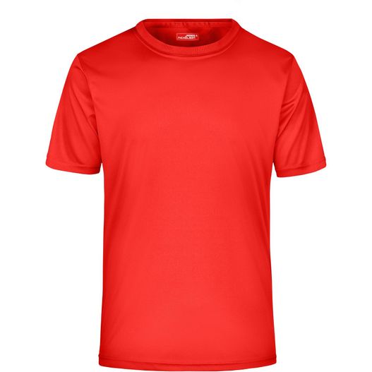 ein rotes t - hemd auf weißem hintergrund Men's Active-T - Funktions T-Shirt für Freizeit und Sport (Bild 1)