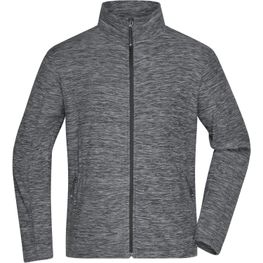 Men's Fleece Jacket - Fleecejacke in modischer Melange-Optik