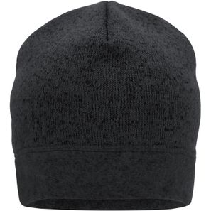 Knitted Fleece Workwear Beanie - STRONG - - Strickmütze in Melange-Optik