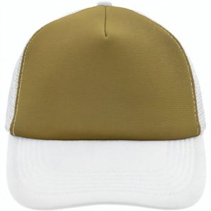 5 Panel Polyester Mesh Cap - Trendiges 5 Panel Mesh Cap in zahlreichen Farbvarianten