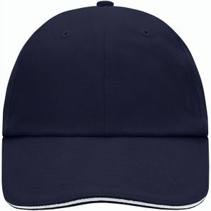 6 Panel Raver Sandwich Cap - Klassisches Allround-Cap mit kontrastfarbigem Sandwich