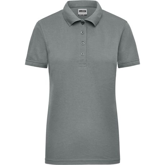 ein frauen poloshirt in grau Ladies' Workwear Polo - Pflegeleichtes und strapazierfähiges Polo (Bild 1)