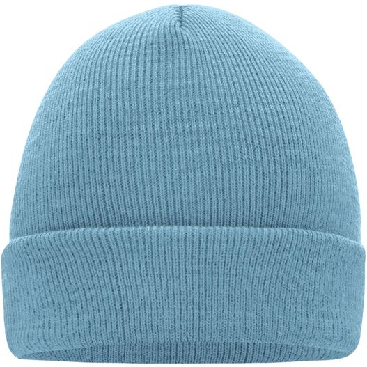 ein blauer hut auf weißem hintergrund Knitted Cap - Klassische Strickmütze in vielen Farben (Bild 1)