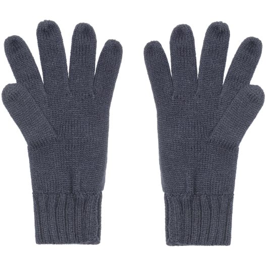 ein paar handschuhe auf weißem hintergrund Knitted Gloves - Strickhandschuhe mit gerippten Bündchen für Damen und Herren (Bild 1)
