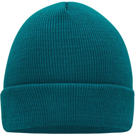 ein teal grün beanie has Knitted Cap - Klassische Strickmütze in vielen Farben (Bild 1)