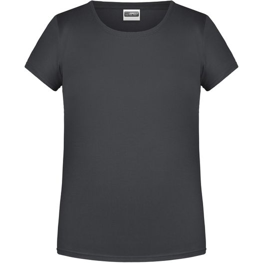 Girls' Basic-T - T-Shirt für Kinder in klassischer Form (Bild 1)