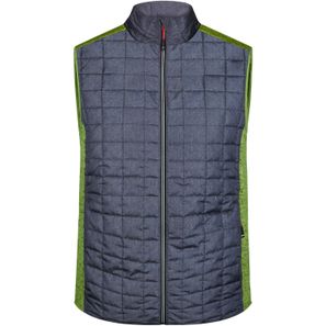 Men's Knitted Hybrid Vest - Weste im stylischen Materialmix