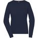 Ladies' Round-Neck Pullover - Klassischer Baumwoll-Pullover