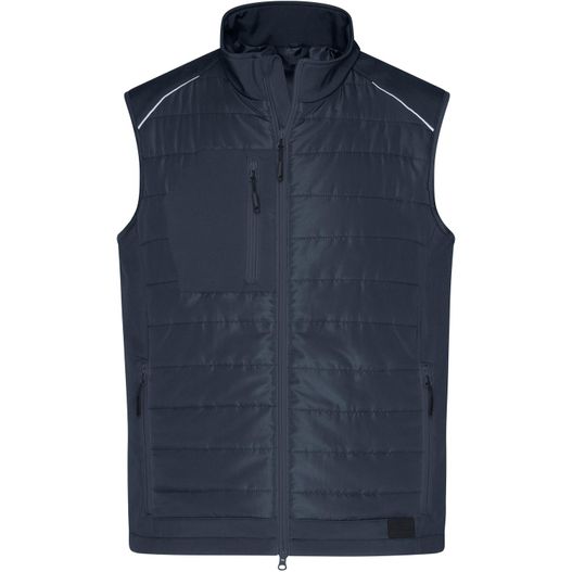 Men's Hybrid Vest - Softshellweste im attraktiven Materialmix (Bild 1)