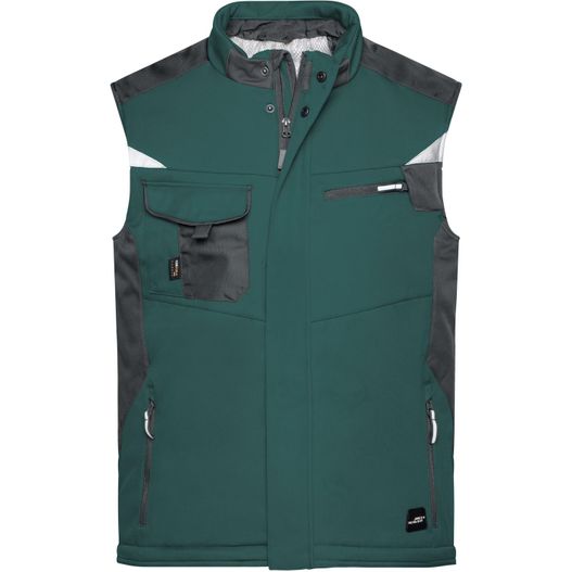 Craftsmen Softshell Vest - STRONG - - Professionelle Softshellweste mit warmem Innenfutter (Bild 1)