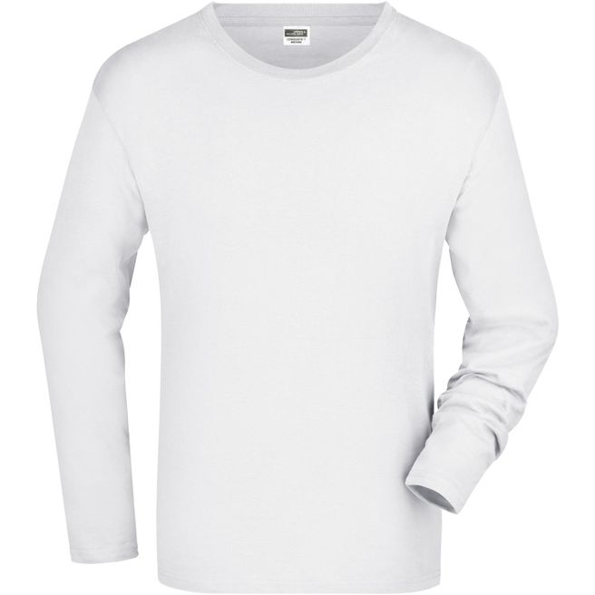 Men's Long-Sleeved Medium - Langarm T-Shirt aus Single Jersey