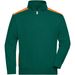 Workwear Half-Zip Sweat - COLOR - - Sweatshirt mit Stehkragen, Reißverschluss und Kontrasteinsätzen