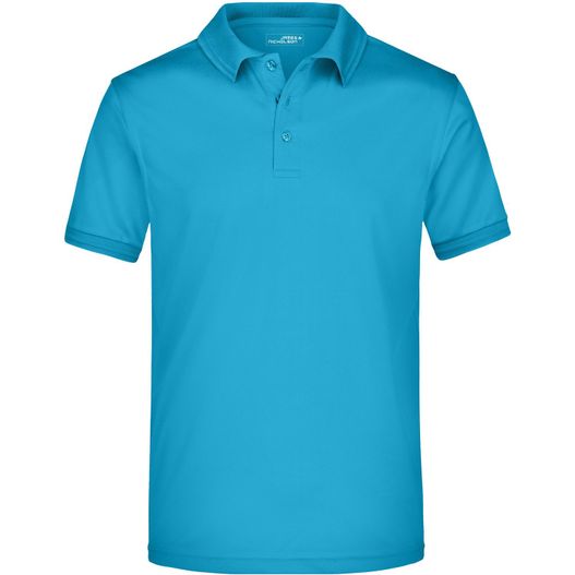 ein blaues poloshirt auf weißem hintergrund Men's Active Polo - Funktionelles Polo für Freizeit und Sport (Bild 1)
