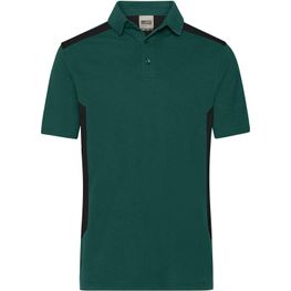 Men's Workwear Polo - STRONG - - Strapazierfähiges und pflegeleichtes Polo mit Kontrasteinsätzen