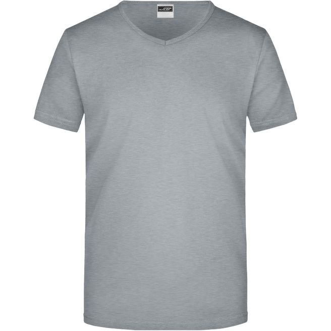 Men's Slim Fit V-T - Figurbetontes V-Neck-T-Shirt
