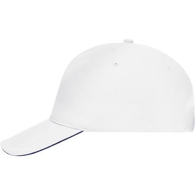 5 Panel Sandwich Cap - 5 Panel Cap mit kontrastfarbigem Sandwich