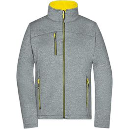 Ladies' Softshell Jacket - Softshelljacke in Melange-Optik