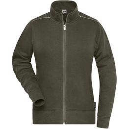 Produktabbildung Ladies' Workwear Sweat-Jacket - SOLID - - Sweatjacke mit Stehkragen und Kontrastpaspel Ladies' Workwear Sweat-Jacket - SOLID - - Sweatjacke mit Stehkragen und Kontrastpaspel