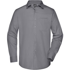 Men's Business Shirt Long-Sleeved - Klassisches Shirt aus strapazierfähigem Mischgewebe