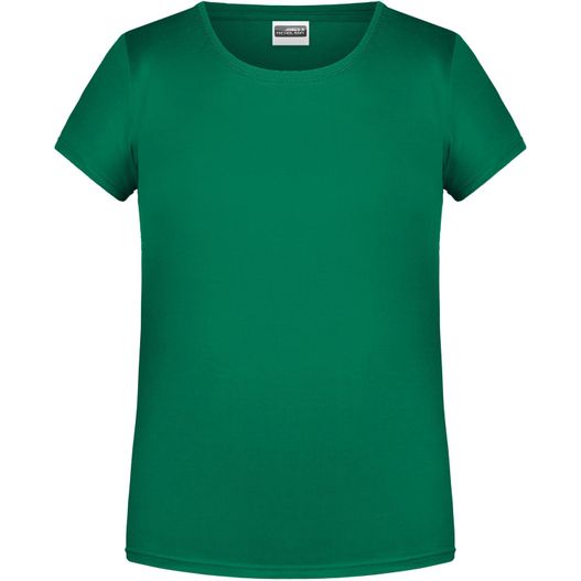 shirt für frauen Girls' Basic-T - T-Shirt für Kinder in klassischer Form (Bild 1)