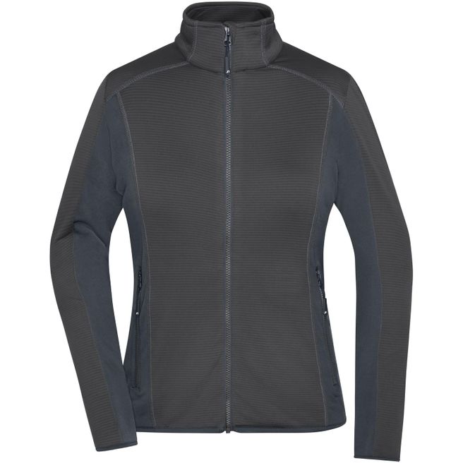 Ladies' Structure Fleece Jacket - Stretchfleecejacke im sportlichen Look