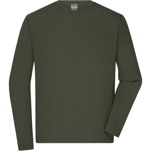 Men's Workwear-Longsleeve-T - Strapazierfähiges und pflegeleichtes Langarm Shirt (Bild 1)