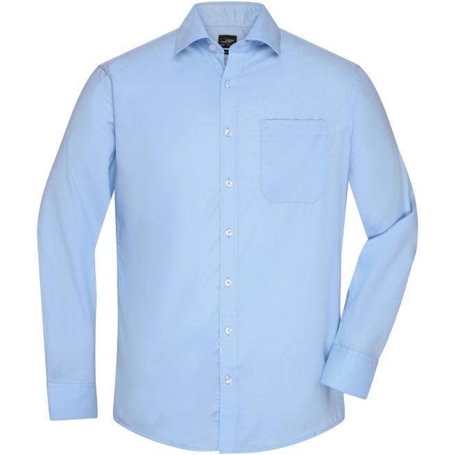 Men's Shirt Longsleeve Micro-Twill - Klassisches Shirt in pflegeleichter Baumwollqualität
