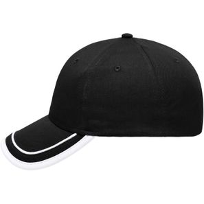 6 Panel Piping Cap - Brushed 6 Panel Cap